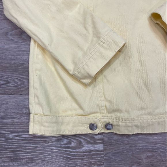 Streetwear Society  Oversized Yellow denim jacket spring autumn - Picture 6 of 6